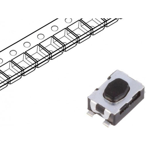 KMR211G LFS; Microswitch TACT; SPST-NO; Pos: 2; 0.05A/32VDC; SMT; none; 1.2N; C&K
