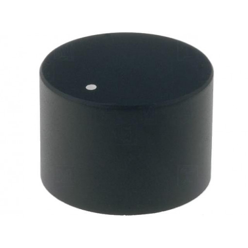 FC7232; Knob; with pointer; aluminium,thermoplastic; Øshaft: 6mm; black; CLIFF