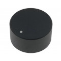 FC7233; Knob; with pointer; aluminium,thermoplastic; Øshaft: 6mm; black; CLIFF FC7233; Knob; with pointer; aluminium,thermoplastic; Øshaft: 6mm; black; CLIFF