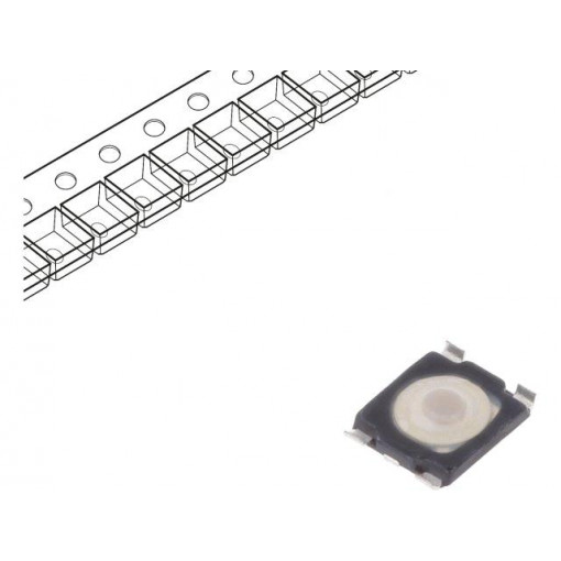 Y34H02122FP; Microswitch TACT; SPST-NO; Pos: 2; 0.05A/32VDC; SMT; none; 1.6N; C&K