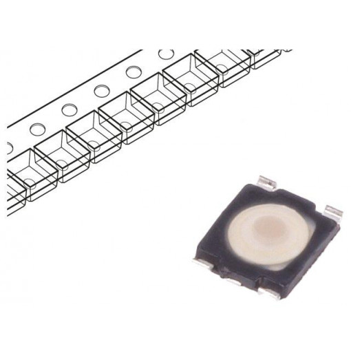 KMT071 NGJ LHS; Microswitch TACT; SPST-NO; Pos: 2; 0.05A/32VDC; SMT; none; 2.3N; C&K