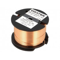 3812; Inductor: coil; 10mH; 3.8Ω; Ø: 44mm; H: 30mm; Øcore: 0.5mm; VISATON