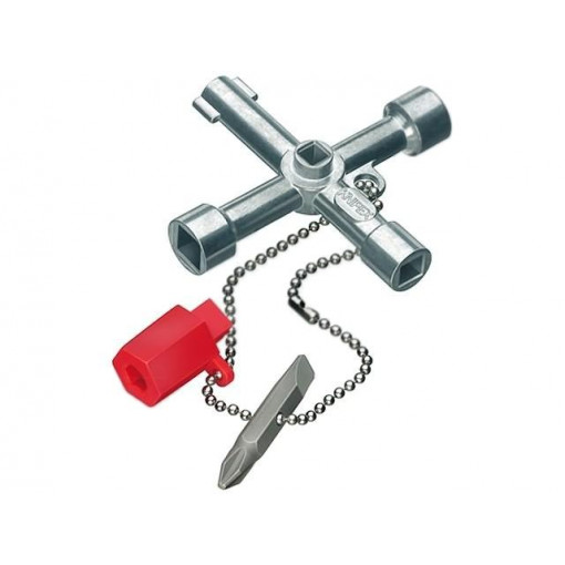 00 11 03; Key; for control cabinets; 76mm; KNIPEX 00 11 03; Key; for control cabinets; 76mm; KNIPEX