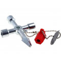 00 11 04; Key; for control cabinets; 90mm; KNIPEX 00 11 04; Key; for control cabinets; 90mm; KNIPEX