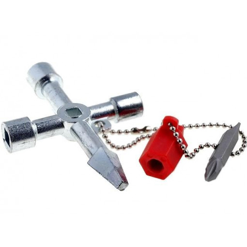 00 11 04; Key; for control cabinets; 90mm; KNIPEX 00 11 04; Key; for control cabinets; 90mm; KNIPEX