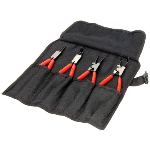 00 19 56; Kit: pliers; Pcs: 4; for circlip; Ring: internal,external; KNIPEX 00 19 56; Kit: pliers; Pcs: 4; for circlip; Ring: internal,external; KNIPEX