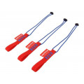 00 50 02 T BK; Fixing straps; to work at altitude; 1.5kg; 3pcs.; KNIPEX