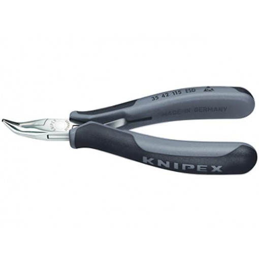 35 42 115 ESD; Pliers; curved,half-rounded nose; ESD; Pliers len: 115mm; KNIPEX