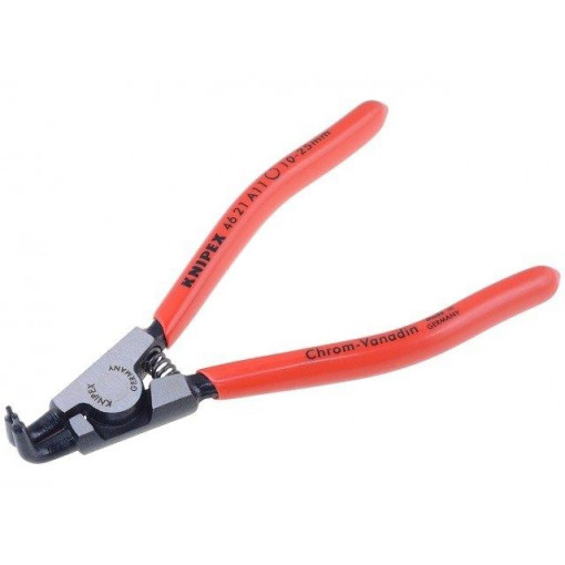 46 21 A11; Pliers; for circlip,curved; external; 10÷25mm; Pliers len: 125mm; KNIPEX