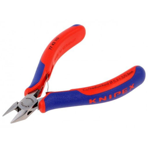 77 42 115; Pliers; side,cutting; Pliers len: 115mm; Cut: with small chamfer; KNIPEX