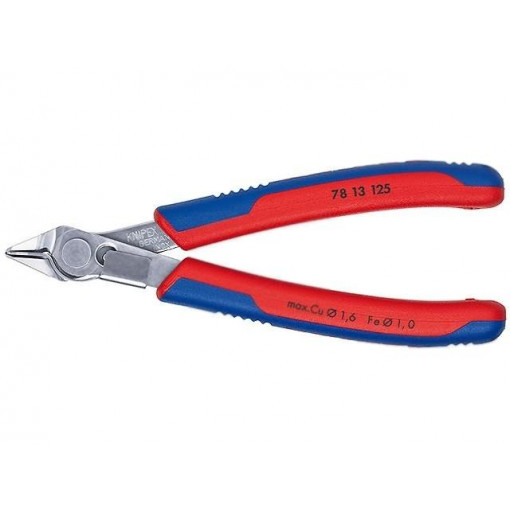 78 13 125; Pliers; side,cutting,precision; Pliers len: 125mm; KNIPEX