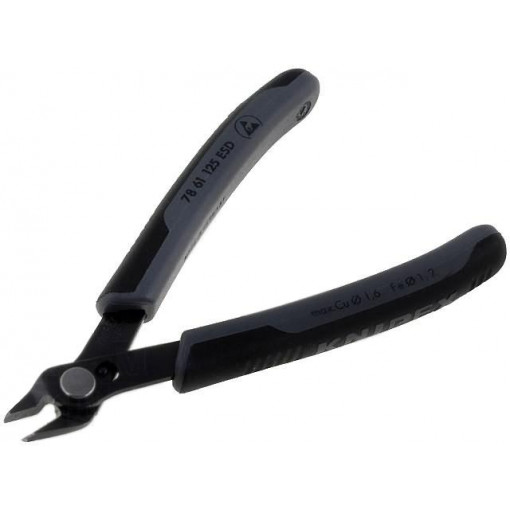 78 61 125 ESD; Pliers; side,cutting,precision; ESD; Pliers len: 125mm; KNIPEX