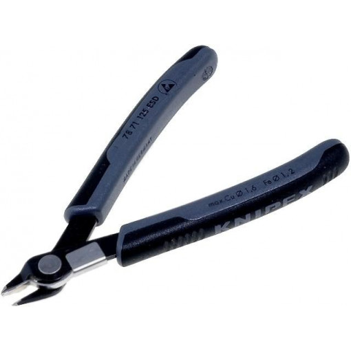 78 71 125 ESD; Pliers; side,cutting,precision; ESD; Pliers len: 125mm; KNIPEX