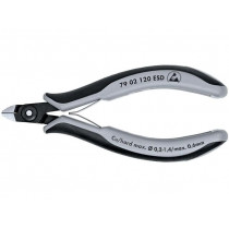 79 02 120 ESD; Pliers; side,cutting,precision,with small chamfer; ESD; KNIPEX