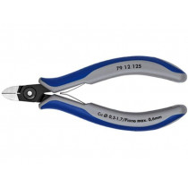 79 12 125; Pliers; side,cutting,precision,with small chamfer; KNIPEX