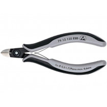 79 121 25 ESD; Pliers; side,cutting,precision,with small chamfer; ESD; KNIPEX