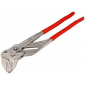86 03 400; Pliers; universal wrench; 400mm; chrome-vanadium steel; KNIPEX