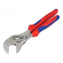 86 05 180; Pliers; universal wrench; 180mm; steel; Steps: 13; KNIPEX