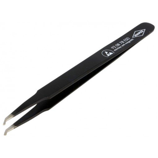 92 08 78 ESD; Tweezers; non-magnetic,electrostatic discharging, dissipative; KNIPEX