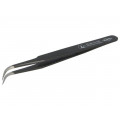 92 38 75 ESD; Tweezers; 120mm; for precision works; Blades: curved; V: ESD; 100kΩ; KNIPEX