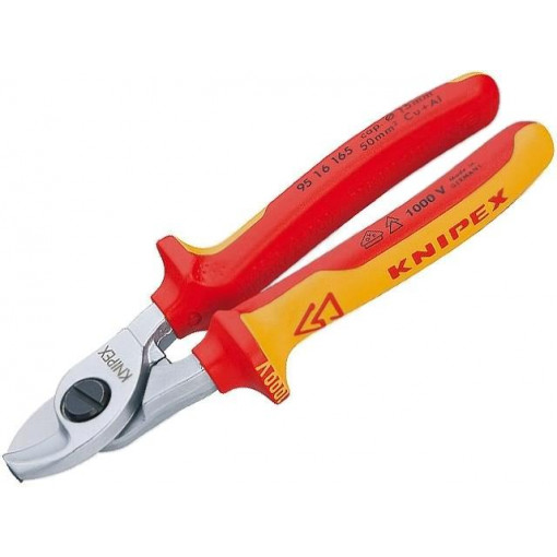 95 16 165; Cutters; Conform to: EN 60900; 50mm2; 15mm; 1kVAC; Kind: insulated; KNIPEX