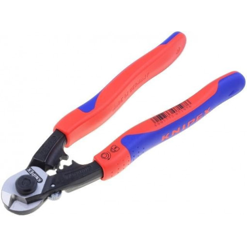 95 62 190; Cutters; for cables,for steel ropes; Blade: about 64 HRC; KNIPEX
