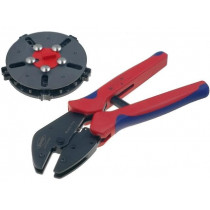 97 33 02; Tool: for crimping; non-insulated terminals,ring tube terminal; KNIPEX