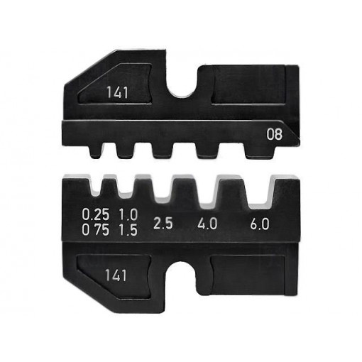 97 49 08; Crimping jaws; crimping cable ferrules on 0.5-6.0mm2 wires; KNIPEX