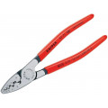 97 71 180; Tool: for crimping; non-insulated solder sleeves; 0.25÷16mm2; KNIPEX