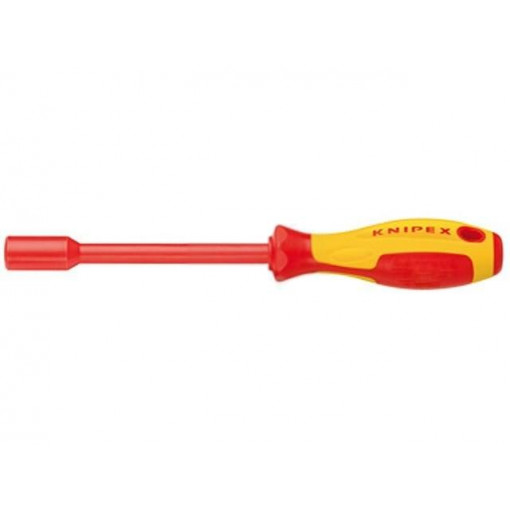 98 03 06; Screwdriver; insulated; hex socket; HEX 6mm; Blade length: 125mm; KNIPEX