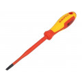 98 20 55 SL; Screwdriver; insulated; slot; 5,5x1,0mm; Blade length: 125mm; KNIPEX