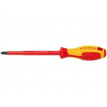 98 24 01; Screwdriver; insulated; Phillips; PH1; Blade length: 80mm; 1kVAC; KNIPEX
