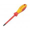 98 24 02; Screwdriver; insulated; Phillips; PH2; Blade length: 100mm; 1kVAC; KNIPEX