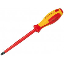 98 24 03; Screwdriver; insulated; Phillips; PH3; Blade length: 150mm; 1kVAC; KNIPEX