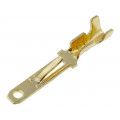 ; Terminal: flat; 2.8mm; 0.5÷1mm2; gold-plated; with a latch; male; 4CARMEDIA