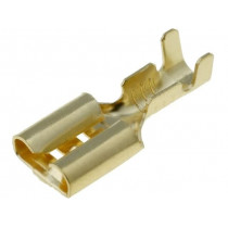 ; Terminal: flat; 6.3mm; 1÷2.5mm2; gold-plated; female; 4CARMEDIA