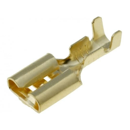 ; Terminal: flat; 6.3mm; 1÷2.5mm2; gold-plated; female; 4CARMEDIA