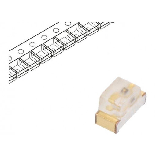 KP-1608SEC; LED; SMD; 0603; orange; 180÷300mcd; 1.6x0.8x1.1mm; 120°; 2÷2.5V; KINGBRIGHT ELECTRONIC