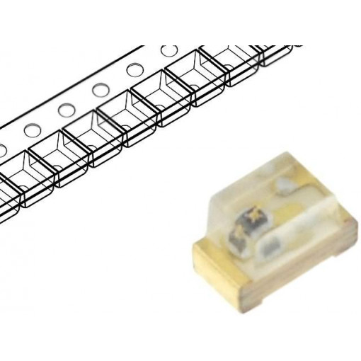 KP-1608SYCK; LED; SMD; 0603; yellow; 18÷120mcd; 1.6x0.8x1.1mm; 120°; 2÷2.5V; 20mA; KINGBRIGHT ELECTRONIC