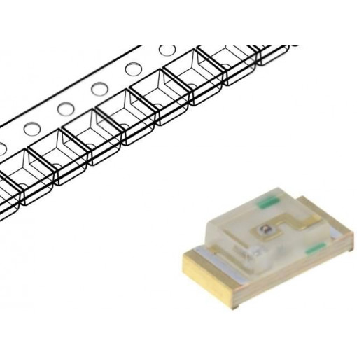 KP-3216SURCK; LED; SMD; 1206; red; 50÷150mcd; 3.2x1.6x1.1mm; 120°; 1.95÷2.5V; 20mA; KINGBRIGHT ELECTRONIC