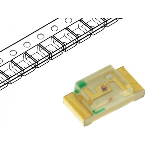 KP-3216YC; LED; SMD; 1206; yellow; 3.2÷8mcd; 3.2x1.6x1.1mm; 120°; 2.1÷2.5V; KINGBRIGHT ELECTRONIC
