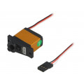 DPB0160; Motor: servo; 4.8÷6VDC; micro; digital; 16g; 23x12x24.5mm; nylon; K-POWER DPB0160; Motor: servo; 4.8÷6VDC; micro; digital; 16g; 23x12x24.5mm; nylon; K-POWER
