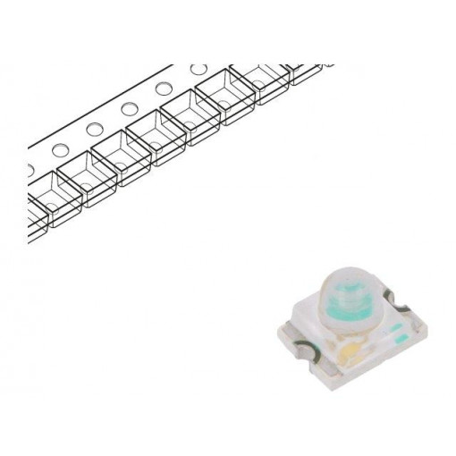 KPD-3224QBC-D; LED; SMD; 1209; blue; 500÷900mcd; 3.2x2.4x2.4mm; 20°; 3.3÷4V; 20mA; KINGBRIGHT ELECTRONIC