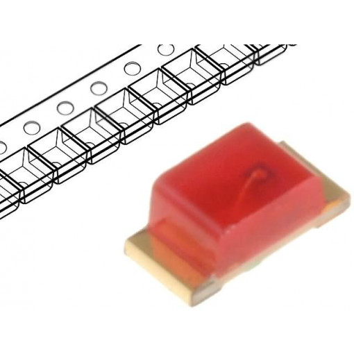 KPH-1608ID; LED; SMD; 0603; red; 5÷12mcd; 1.6x0.8x0.65mm; 120°; 2÷2.5V; 20mA; KINGBRIGHT ELECTRONIC