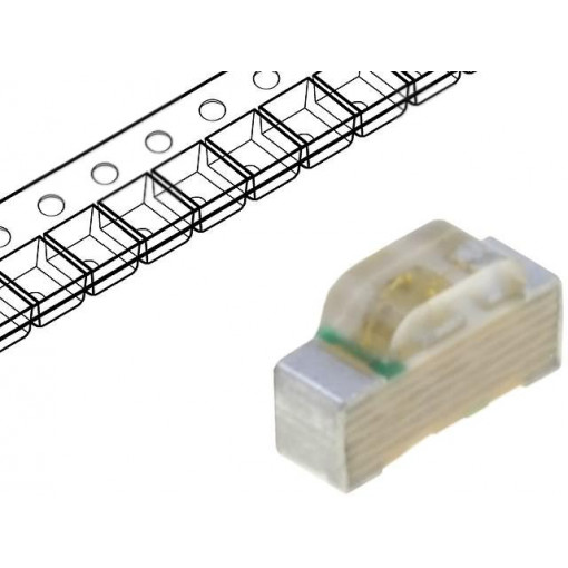 KPJA-2107SURCK; LED; SMD; 0802; red; 110÷250mcd; 2.1x1.3x0.7mm; 120°; 1.95÷2.5V; KINGBRIGHT ELECTRONIC