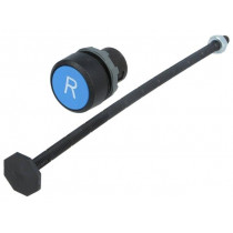 1SFA616162R1014; Switch: push-button; Stabl.pos: 1; 22mm; blue; Illumin: none; IP66; ABB
