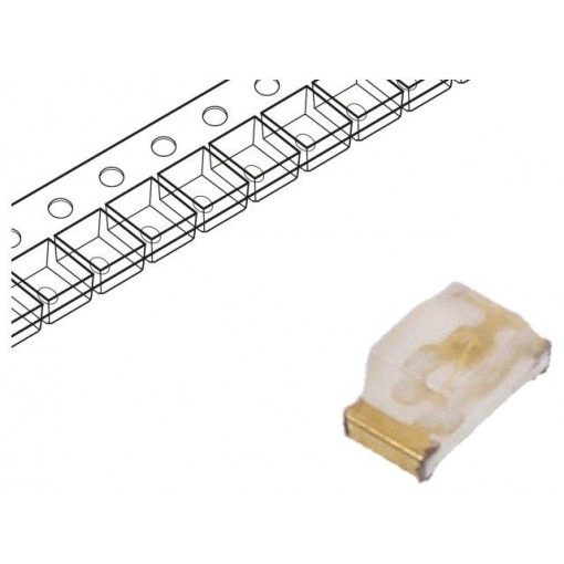KPT-1608QBC-D; LED; SMD; 0603; blue; 40÷100mcd; 1.6x0.8x0.75mm; 130°; 3.3÷4V; 20mA; KINGBRIGHT ELECTRONIC