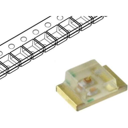 KPT-2012SURC; LED; SMD; 0805; red; 70÷200mcd; 2x1.2x0.75mm; 120°; 1.9÷2.5V; 20mA; KINGBRIGHT ELECTRONIC