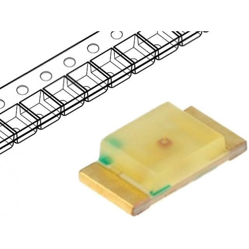 KPT-3216YD; LED; SMD; 1206; yellow; 3.2÷8mcd; 3.2x1.6x0.7mm; 120°; 2.1÷2.5V; KINGBRIGHT ELECTRONIC