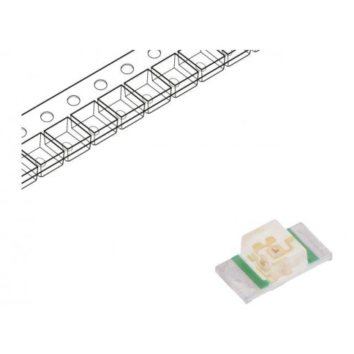 KPTR-3216SGC; LED; SMD; 1206; green; 5÷12mcd; 3.2x1.6x1.05mm; 140°; 2.2÷2.5V; 20mA; KINGBRIGHT ELECTRONIC